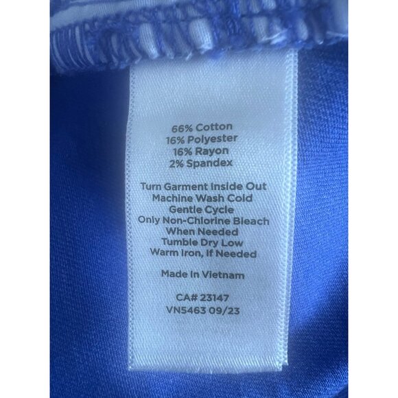 Talbots Womens Simply Flattering Collection Ankle Pants18W Blue Stretch Slim Fit - Picture 4 of 13